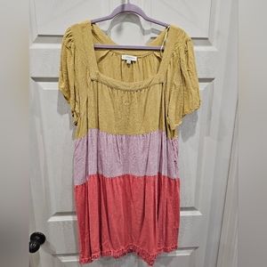 Umgee linen blend dress